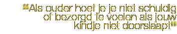 Nachtelijk ouderschap: over doorslapen en de behoeften van je kind in de nacht